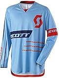 Polsini elastici per Scott 350 Dirt Maglia motocross 2017 (Blue/Orange,XL)