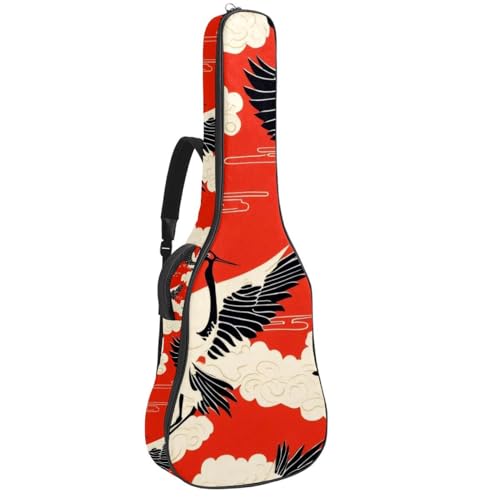 Sac à dos imperméable pour guitare basse avec 2 poches de rangement