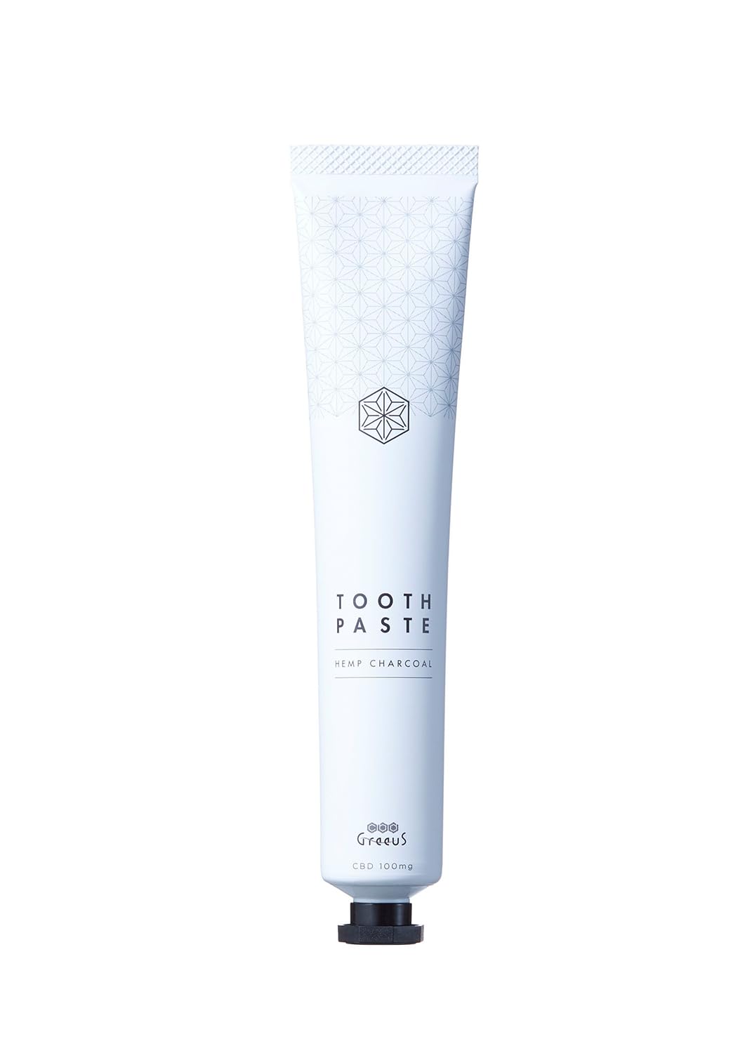 Greeus CBD Toothpaste 2.0 oz (55 g) CBD 100 mg Whitening Teeth Morning Additive Free Hemp Charcoal Dental Care Natural Derived Mint Fluorine Free Grease Made in Japan
