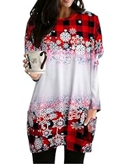 White Red Plaid Snowflake