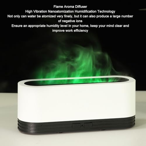 Difusor aromático eléctrico Flame con NanoMist 60ml blanco miniatura 7