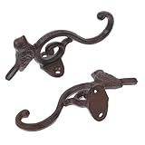 Construction : ce crochet mural en fer forgé est robuste et idéal pour suspendre quotidiennement des objets lourds comme des sacs à dos ou des manteaux. crochets muraux en forme d'oiseau, style vintage