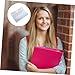 SHOWERORO 2pcs PVC Notebook Binder Covers Strong Snap Button Closure Loose Leaf Folders for Notebooks Planners and Handbooks and Lightweight Design