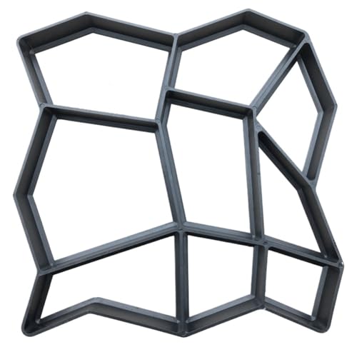 ZHAOQIN Moldes para Cemento Molde de Cemento for pavimento de hormigón, adoquín de plástico, Bricolaje, Reutilizable, Manual, pavimentador de Carreteras(36x36x4cm)