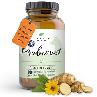 Arktis Vetcare Probiovet® Synbiotikum Hund 100g - Darmflora-Balance¹ mit 1,5 Mrd. KBE/g