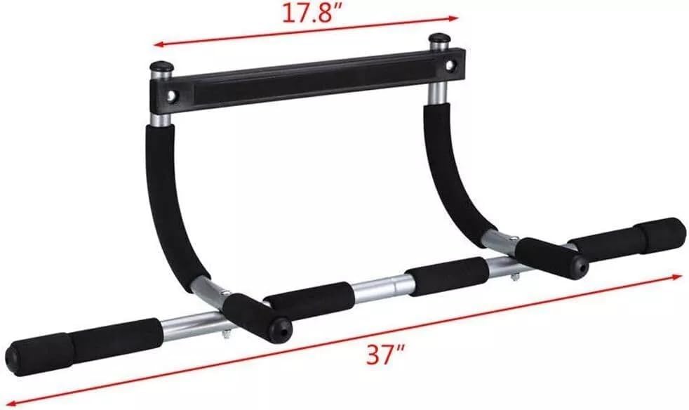 Miniatura 6 de Upgrade Pull Up Bar for Doorway - Max Capacity 330 lbs, Portable Upper Body Workout Bar for Strength Training