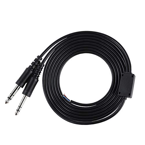 Cable de Repuesto para Auriculares de Aviación Qinlorgo 2m miniatura 1