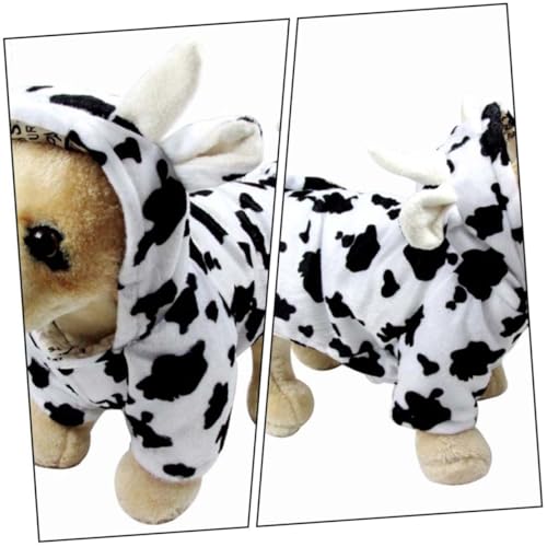 Disfraz para perro con diseño de vaca tamaño L miniatura 6
