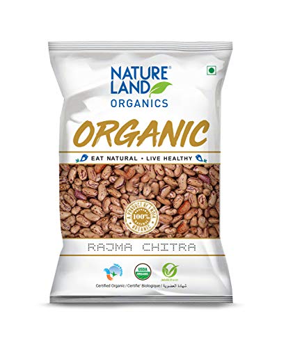 Image of Natureland Organics Kabuli Chana /White Chana /Chole 500 Gm - Organic Healthy Chana & Rajma Chitra 1 Kg - Organic Healthy Pulses