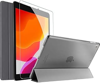 ProCase iPad 7th Generation Case iPad 10.2 Case 2019 with Tempered Glass Screen