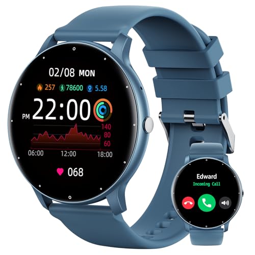 TIFOZEN Smartwatch Hombres Mujeres con Llamadas, 1,39' IP68 Reloj Deportivo Pulgadas,...
