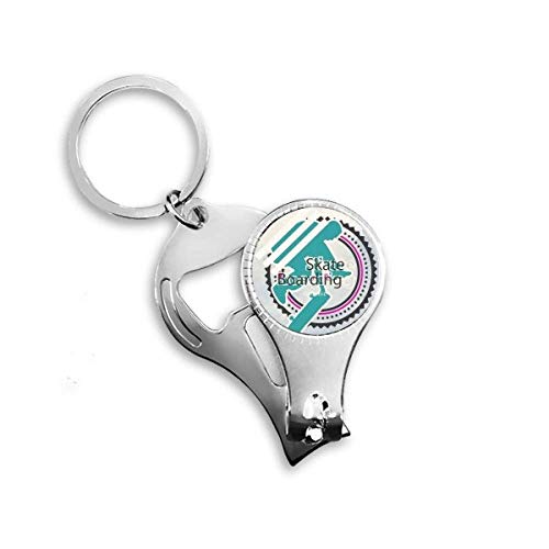 Coupe-ongles snowboard décapsuleur avec anneau porte-clés compact - 2