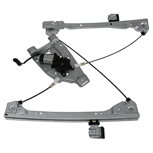 Image of TRQ Front Driver Side Power Window Motor and Regulator Assembly Compatible with 2012-2017 Chevrolet Equinox 2012-2017 GMC Terrain