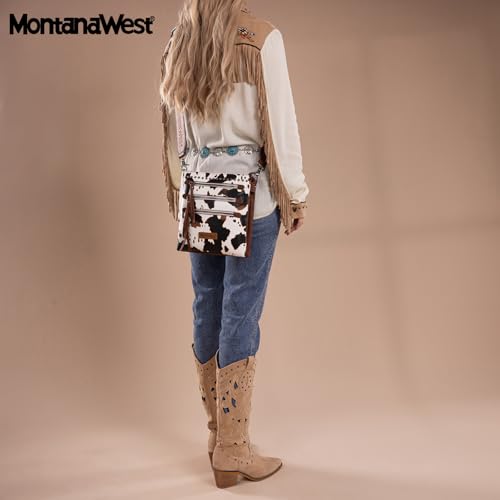 Image of Montana West Crossbody Bags for Women Multi Pocket Cross Body Bag Purses with Guitar Strap