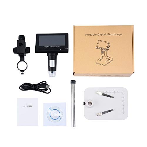 Microscope numérique portable HD avec fiche alimentation et écran intégré - 4