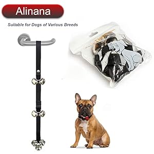Canine Door Bell, Adjustable Canine Bell for Door Potty Coaching with 7 Additional Loud Canine Bells, Premium Bells for Canine to Ring to Go Exterior Canine Door Bell, Adjustable Canine Bell for Door Potty Coaching with 7 Additional Loud Canine Bells, Premium Bells for Canine to Ring to Go Exterior