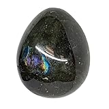  Œuf de labradorite - Pierre fossile minérale - Pierre fossile de guérison