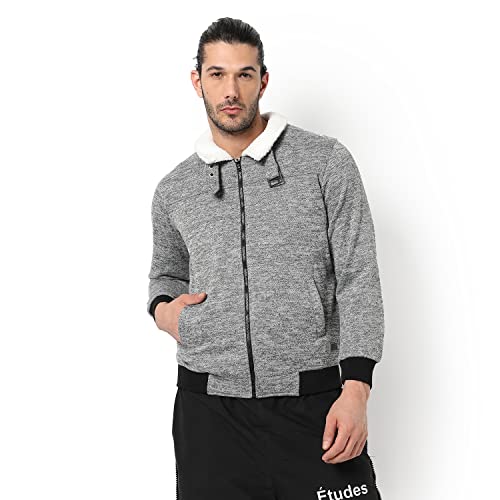 Image of Campus Sutra Men Polyester Standard Length Jacket