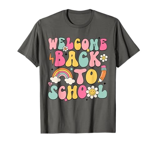 Retro Welcome Back to School Teacher Appreciation Boys Girls T-Shirt