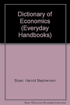 Paperback Dictionary of Economics (Everyday Handbooks) Book
