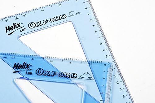 Helix R36011 Oxford 31cm 45 & 60 degree Set Squares