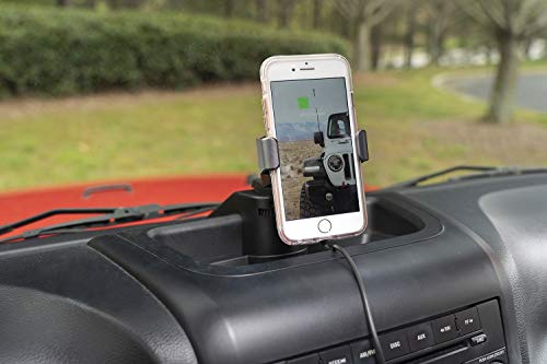 Rugged Ridge | Dash Multi-Mount Charging Phone Kit | 13551.34 | Fits 2011-2018 Jeep Wrangler Jk #TOP1