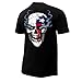 JFtees Men's Black Stone Cold Steve Austin 3:16 Texas Skull T-Shirt