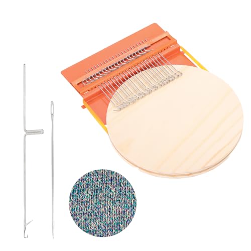 Mini métier à repriser orange pour stopper l'usure des vêtements en coton