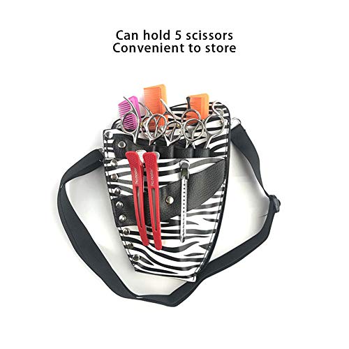 Bolsa de armazenamento, bolsa de tesoura ecológica, loja de salão para salão de beleza(Tigrado)