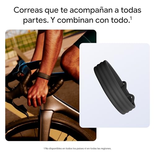 Google Fitbit Air - Pulsera de Actividad con monitorización de la Actividad física, la frecuencia Cardiaca y el sueño - Asesoramiento Personalizado basado en IA - hasta 7 días de batería - Obsidiana