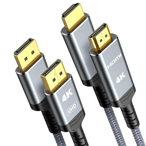 Image of 4K60HZ Long HDMI Cable,Highwings 33FT 2.0 High Speed HDMI Braided Cord-Supports (4K 60Hz HDR,Video 4K 2160p 1080p 3D HDCP 2.2 ARC-Compatible with Ethernet Monitor PS5 /4 /3 4K Fire Netflix