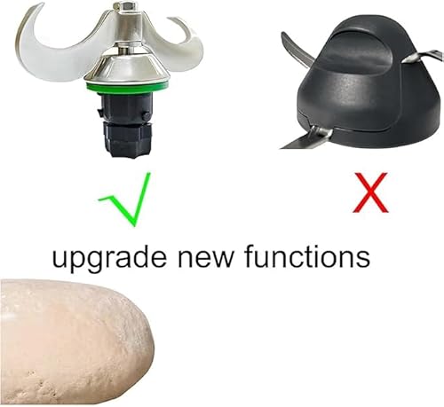 Grillix Zubehör für Mixer, Zubehör für professionellen Zerkleinerer, feine Klinge und gleichmäßiges Schärfen, Ersatz für Messer Thermomix TM5 TM6