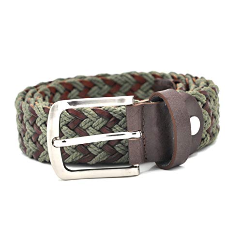 Ceinture en cuir tissé mixte pour partager un style authentique et complice au quotidien