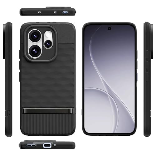 Image of Shockproof Case Compatible with Oppo Reno15 Pro 5G | Full Camera Protection | TPU Flexible Back Cover for Oppo Reno15 Pro 5G / 15 Pro Mini 5G (Matte Black)