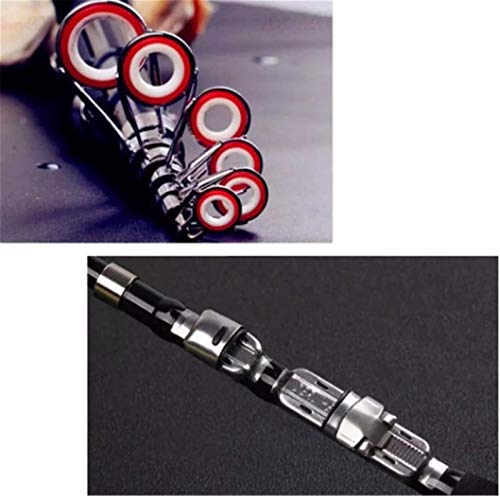 BJH Angelrute Super Hard Mini Angelrute 1m-2,3m FRP EIS Angelrute Fluss- und Seefischerei Ausrüstung Praktisches… – Bild 3