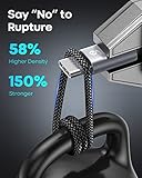 Extra Long USB C Cable 5m, USB to USB C Charger Cable Fast Charging Lead for Samsung Galaxy S25 S24/S23/S22/S21/S10,for iPhone air 17/16/15 Pro Max, PS5 Controller,Xbox, LG V50 V40 G8 G7(Black) - Image 2