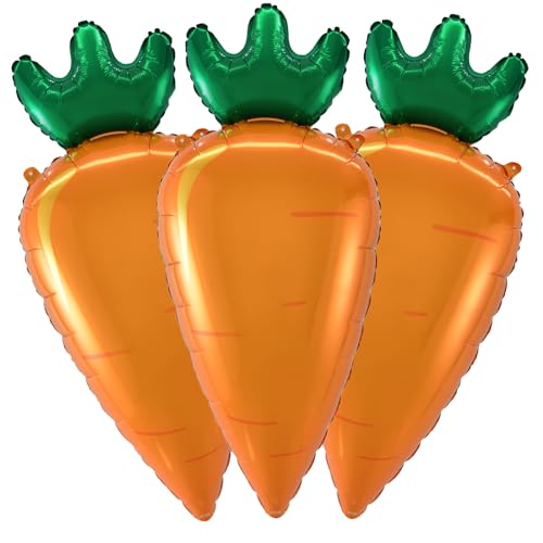 Carrot Balloons Easter Foil Balloons Vegetable Balloon for Carrot Themed