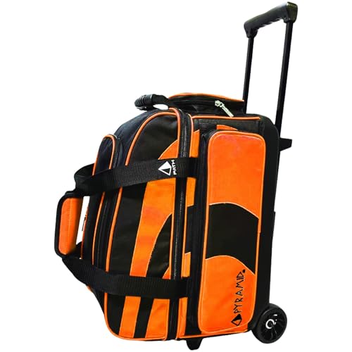 Sac de bowling double à roulettes Pyramid pour transporter vos boules sans effort