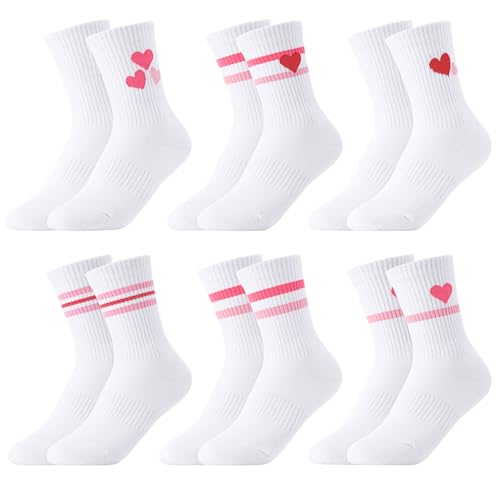 kodinsiivous 6 Paar Tennissocken Kinder 31-34 Sportsocken Kinder...
