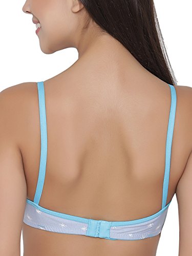 Image of Clovia Womens Cotton Non-Padded Non-Wired Printed Full Cup Bra