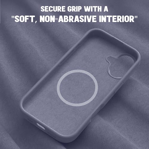 Image of Kratos Soft Silicone Case Cover Compatible with iPhone 16 - Everyday Comfort Protection, Wireless Magnetic Charging Case with Raised Edge Camera & Screen Protection, Shock-Resistant Design