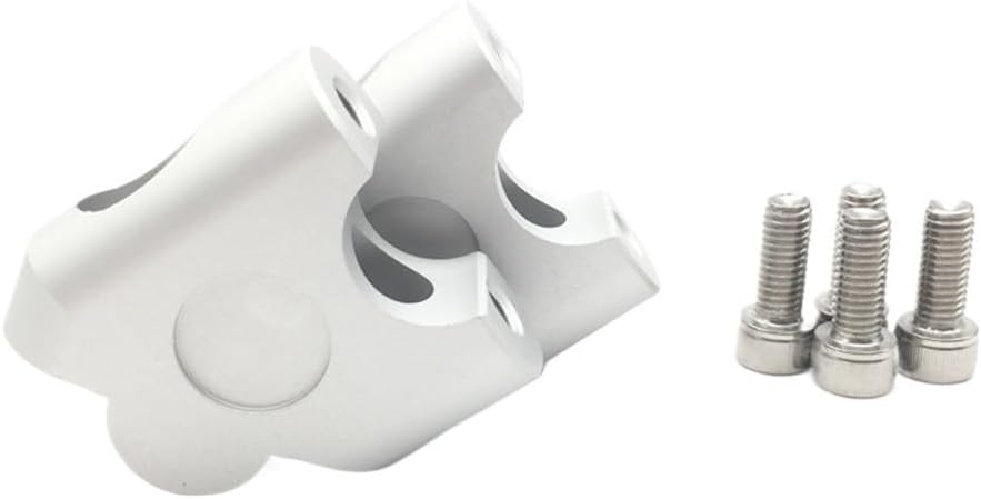 ライザーハンドルバークランプアダプター オートバイ CNC アルミハンドルライザークランプ取付コーン 2/22 ミリメートルスズキ 