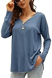 Bequeme Passform: Im Gegensatz zu ähnlichen Produkten auf dem Markt sind diese shirt damen hautfreundlich und leicht und das ganze Jahr über unglaublich bequem und atmungsaktiv. Es ist sehr weich und bequem, sitzt gut auf den Schultern.