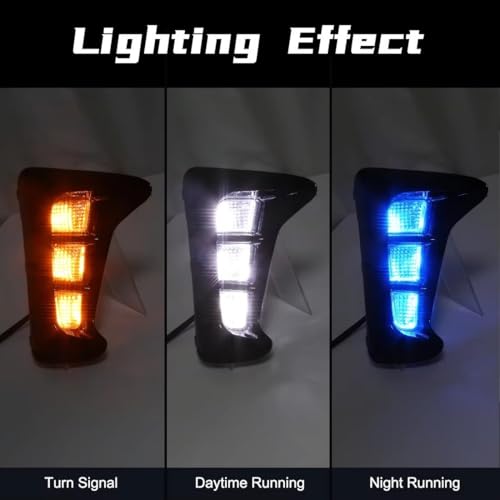 Feu de jour LED Kia Pegas 2018 clignotant dynamique antibrouillard - 6