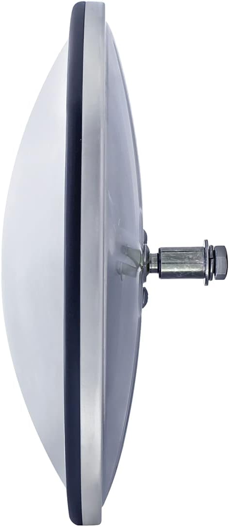 United Pacific 8 1/2" Stainless Steel Convex Mirror - 150R, Chrome