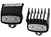 Professional Versatile Premium Cutting Guide Comb with Metal Clip #1/2 & #1 1/2 Combo Set #3354-1100-1000 for All Wahl Clippers/Trimmer