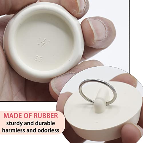 Joyangy Pack Of 2 Rubber Drain Stopper, 1-5/8 Inch To 3/4 Inch Bathroom Sink Stopper, Universal Bathtub Drain Plug With Hanging Ring For Bathroom Kitchen Sink Tub Drain #TOP3