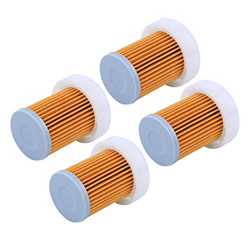 KIMISS Filtro de combustível de 4 peças, filtro de combustível diesel do motor e separador de óleo d
