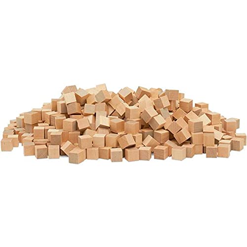 PRAVI-1/2 inch Wood Cubes, Natural Unfinished Craft Wood Blocks (250) (B0C9YCCNV6) Amazon Price History, Amazon Price Tracker