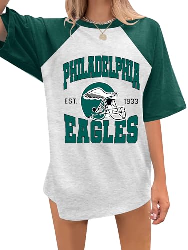 Women Football Shirts Breathable Game Day Sports Jersey for Summer Lightweight Oversized Team Fan Tee